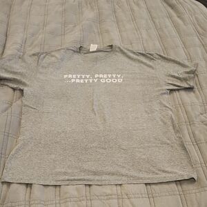 Delta Gray Short Sleeve Tee With Pretty Pretty Pretty Good Size XL!
